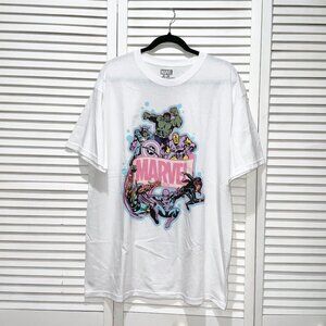 Marvel Superheroes The Avengers Pastel Graphic Tee Size XL